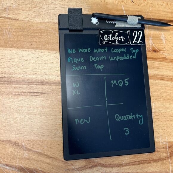 We Wore What Copper Bikini Top Womens XL Extra Large Denim String Triangle Swim - Picture 8 of 11